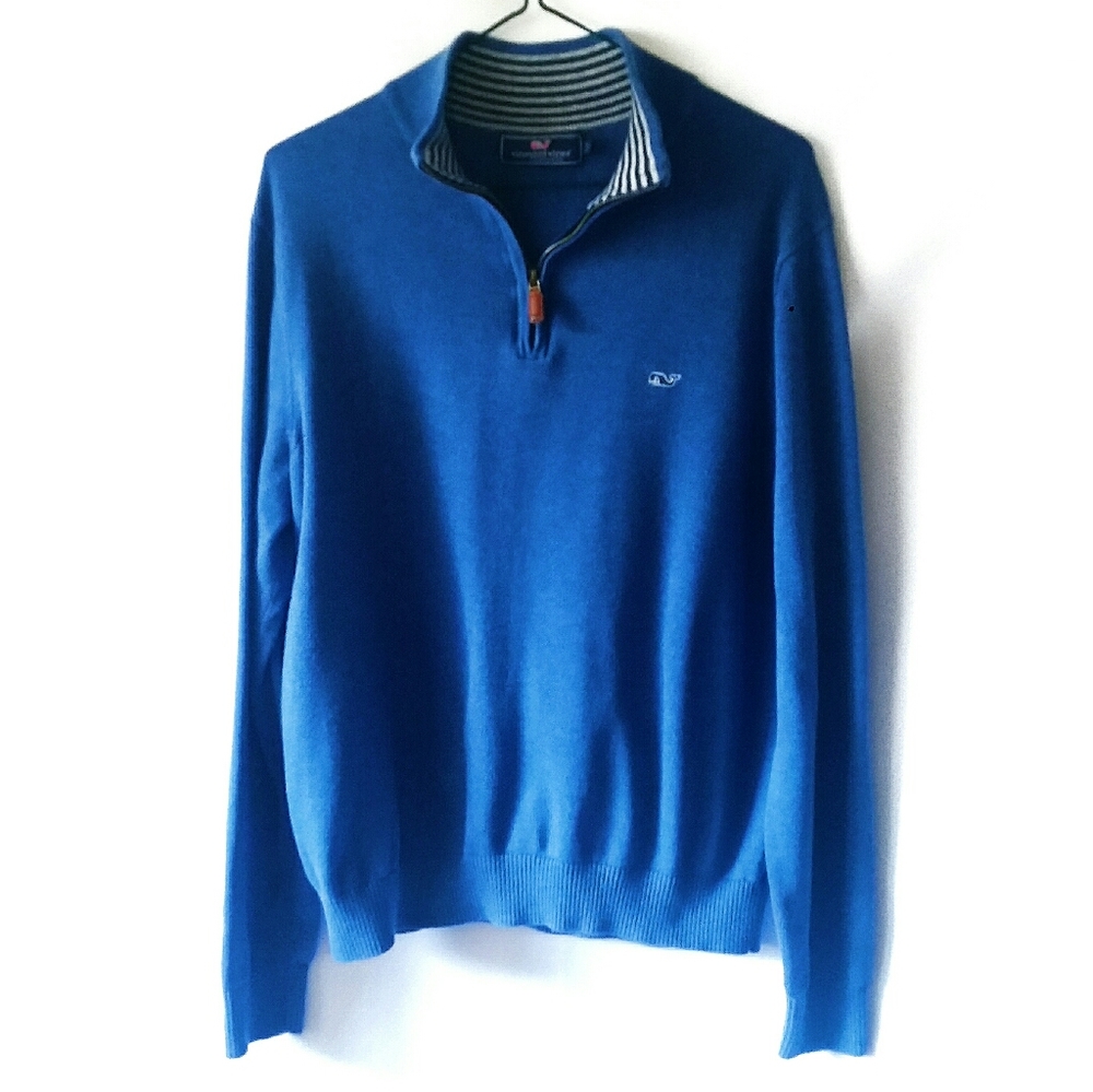 Vineyard Vines Cotton 1/4 Zip Pullover